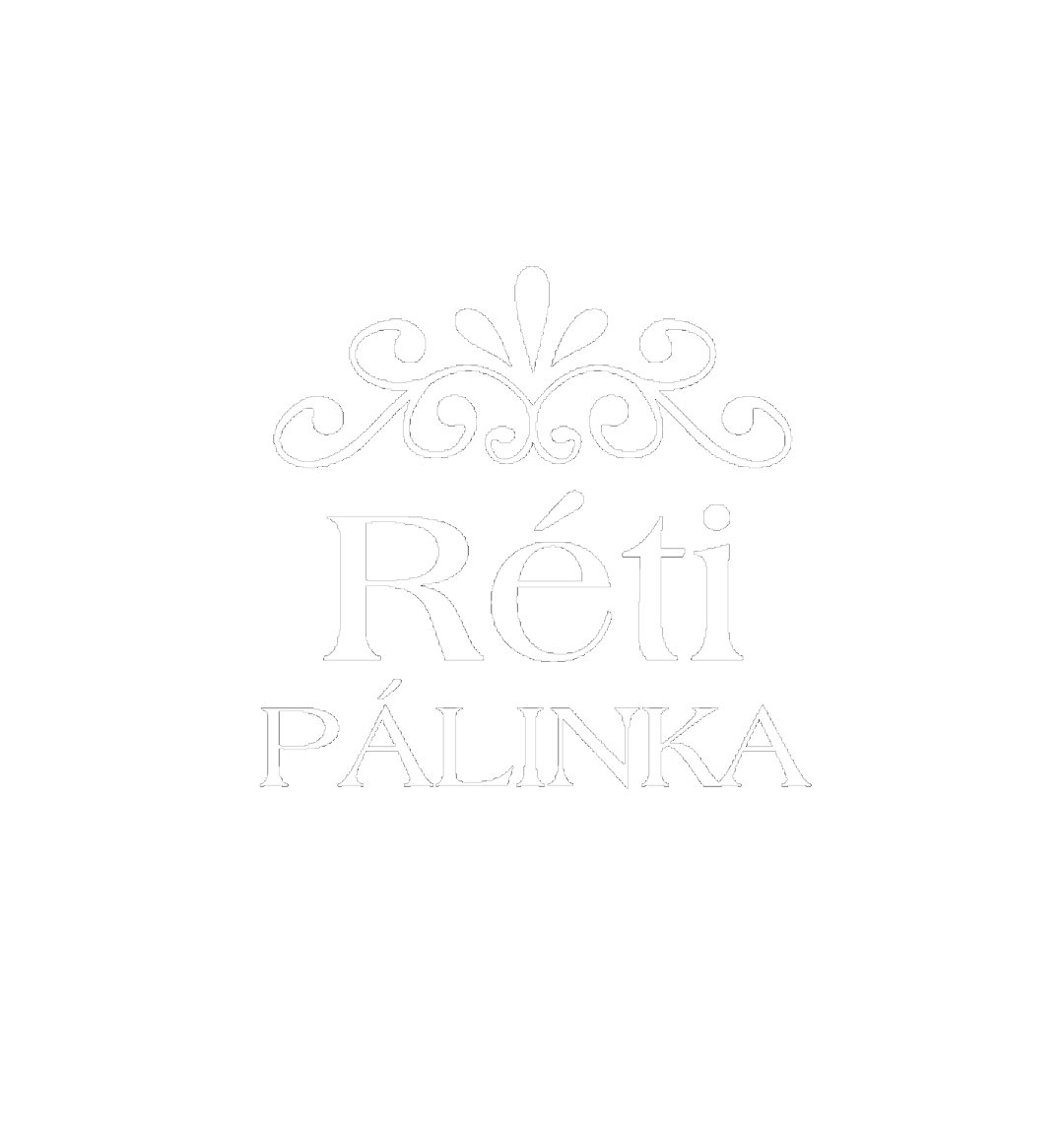 Réti Pálinka logo fehér
