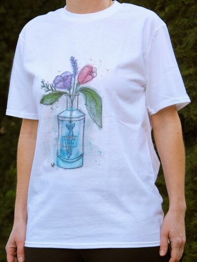 Nőnapi virágcsokor DIY vázában póló 1